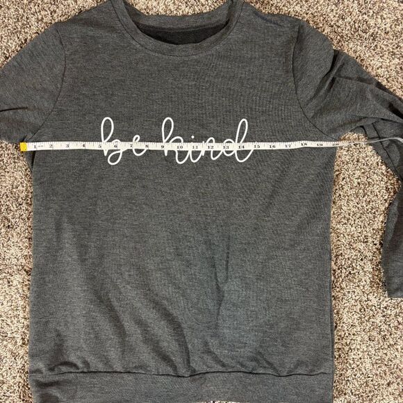 Be Kind Black Sweatshirt - Picture 6 of 6